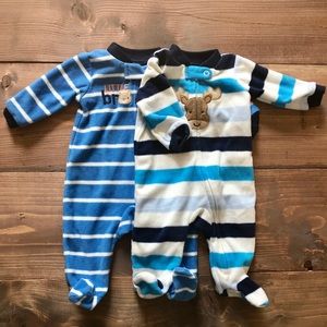 Child of mine Newborn footie pajamas